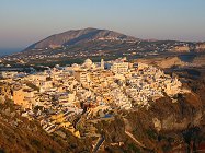 A picture of Fira, the capital of Santorini