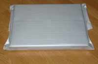 A picture of the PowerBook in its protective wrapping