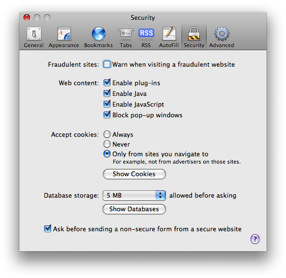 configure safari preferences for all users on mac